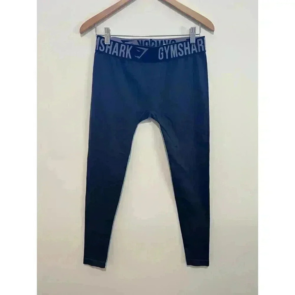 Gymshark Fit Leggings Dark Blue Size Medium - Picture 1 of 10